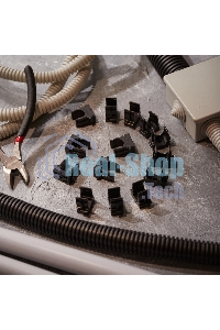 Крепеж-клипса для монтажного пистолета Rexant Ø 16 мм, черная (100 шт/уп)