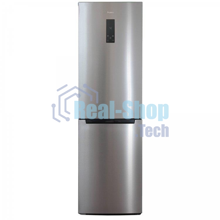 Холодильник Бирюса Б-I980NF нержавеющая сталь двухкамерный 240/130л морозилка снизу, No Frost