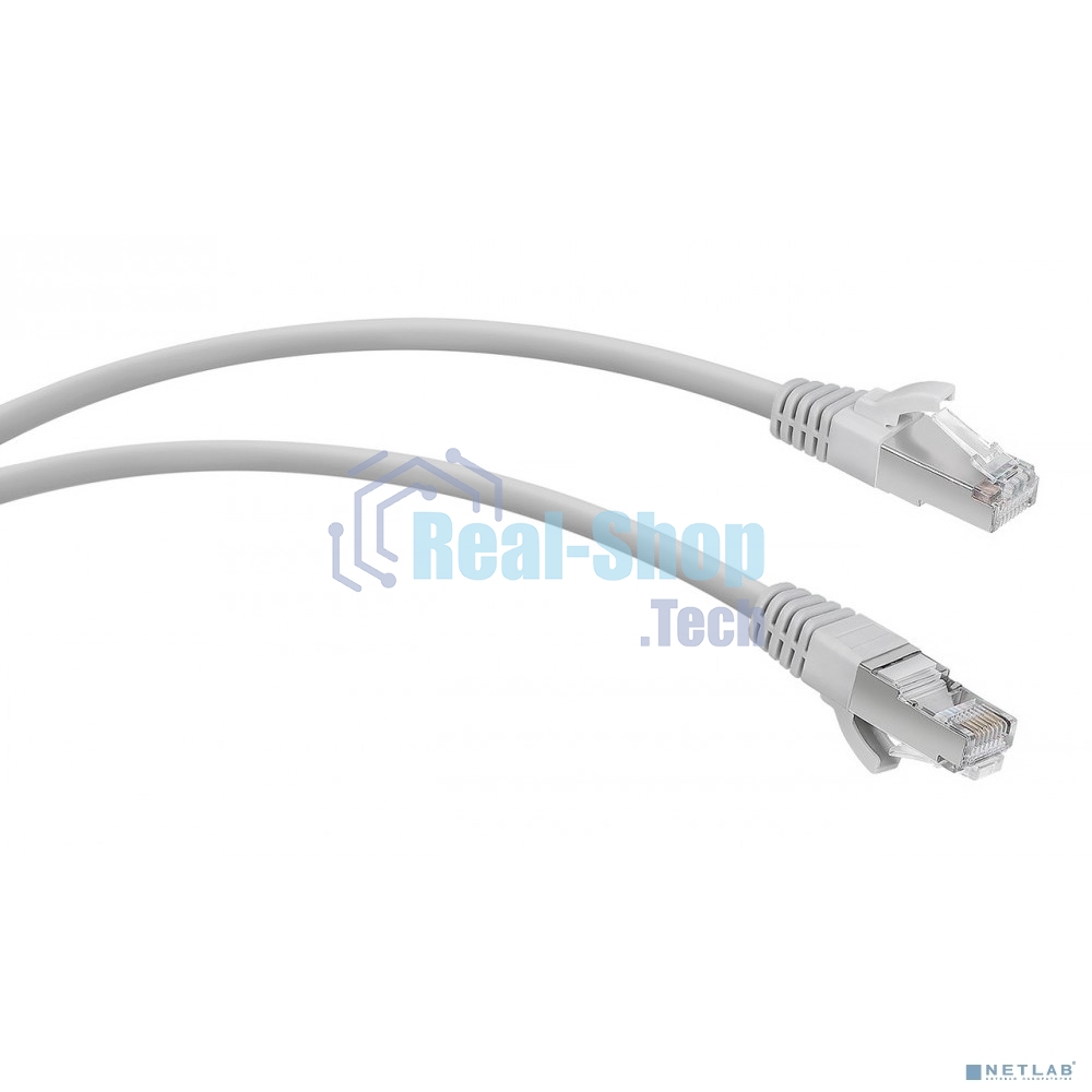 Патч-корд WRline WR-PC-RJ45-FTP-5E-2-GY F/UTP общий экран RJ-45 вил.-вилка RJ-45 cat.5e 2м серый LSZH (уп.:1шт)