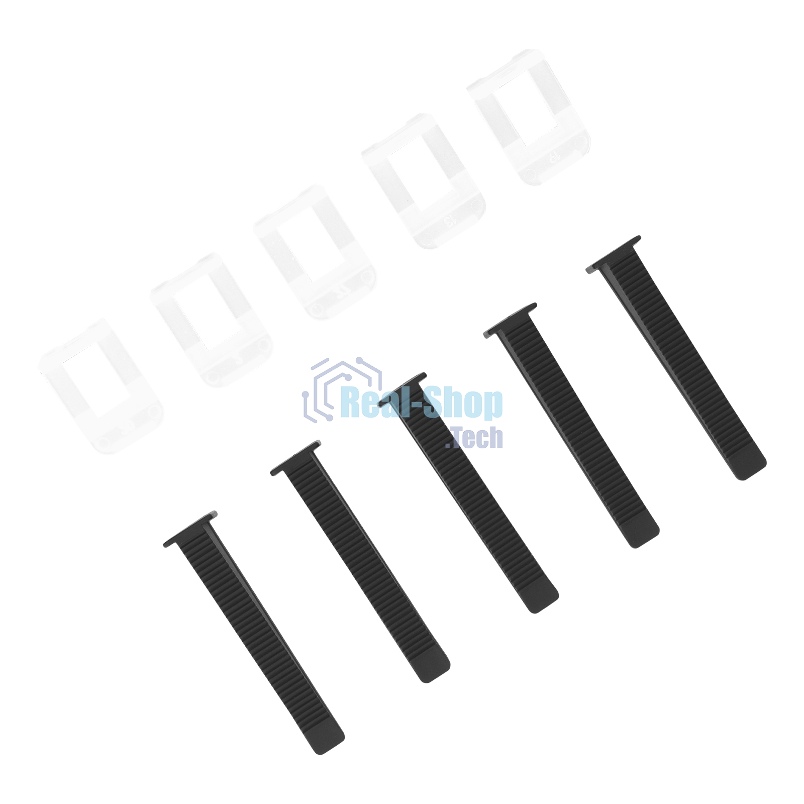 Комплект зажим + клин для системы выравнивания плитки Matrix СВП Ворота, 40/40 шт. в пакете