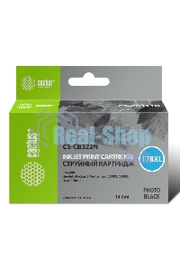 Картридж струйный Cactus CS-CB322N №178XL фото черный (14.6 мл.) для HP PS B8553/C5383/C6383/D5463