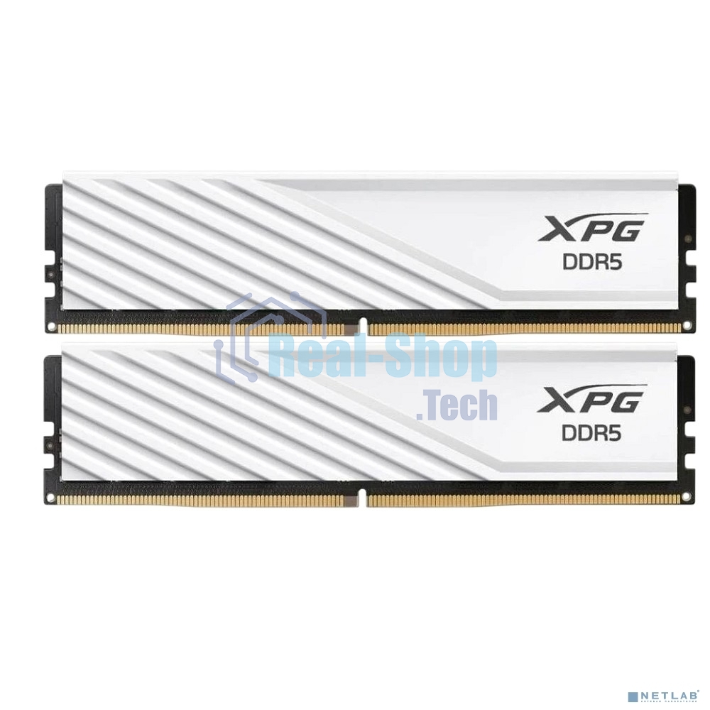 Оперативная память XPG Lancer Blade, DDR5, 32GB (2x16 GB), 6000 MHz, CL36, радиатор, белый