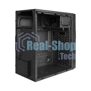 Компьютерный корпус Minitower ExeGate BAA-105-01-UNS500 (mATX, БП UNS500 с вент. 12см, 2*USB, аудио, черный)