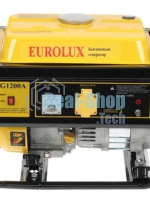 Электрогенератор бензиновый Eurolux G1200A, 1.1 кВт, 75 дБ, 22.5 кг