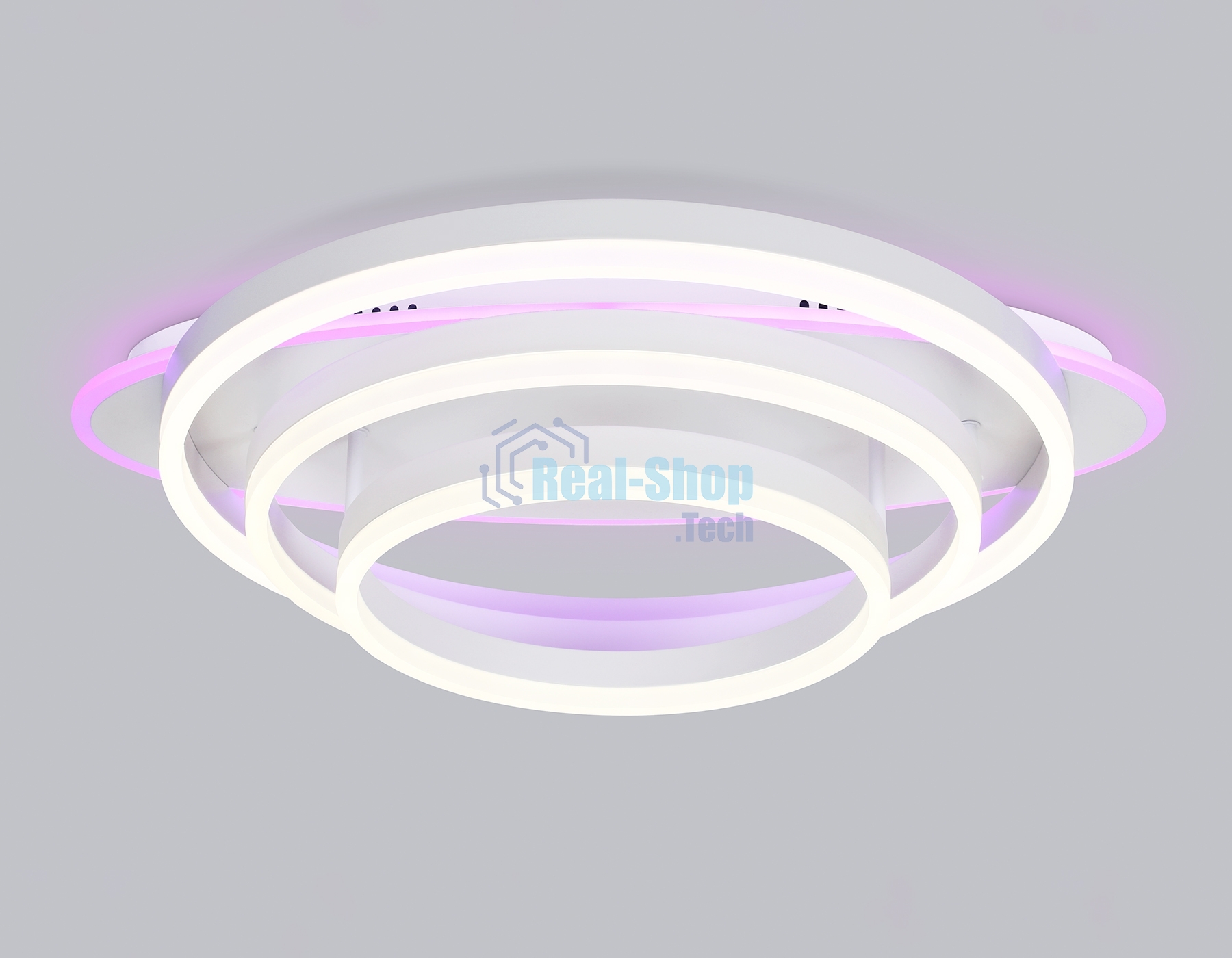 Светильник Ambrella light FA8522 WH белый 146W 3000K-6400K+RGB 560*500*150 (ПДУ РАДИО 2.4G)