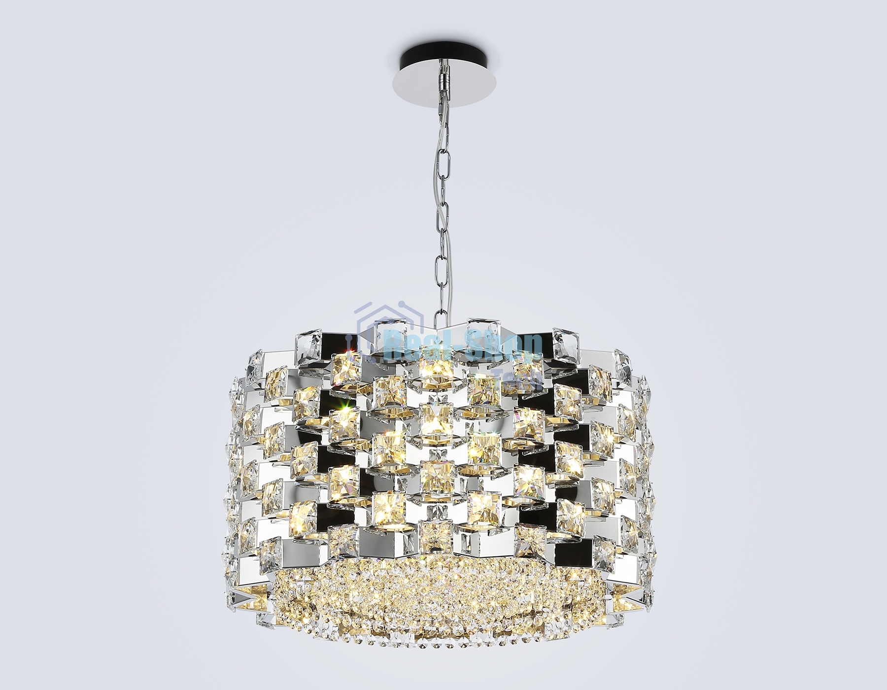 Люстра Ambrella light LH41001/12 CH/CL хром/прозрачный E14*12 max 40W D540*290