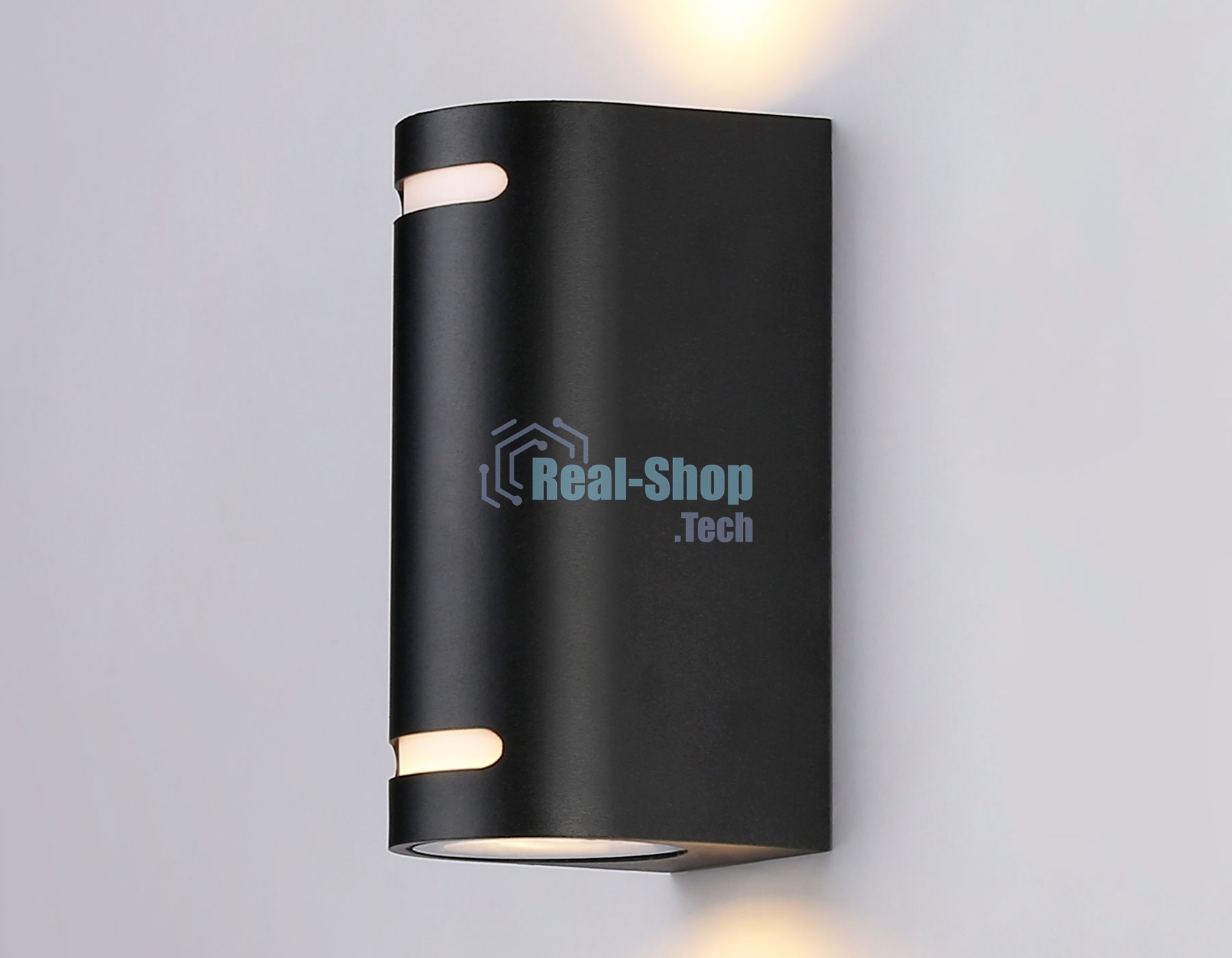 Светильник Ambrella light ST3744/2 BK черный IP54 GU10/2 max 35W 150*68*92