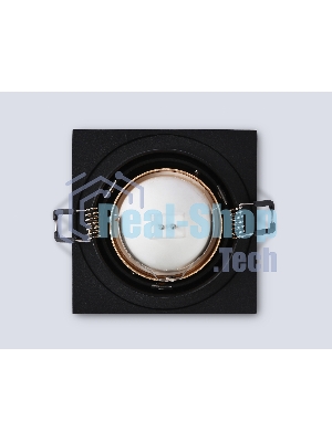 Встраиваемый точечный светильник Ambrella light TN102829 BK/GD черный/золото GU5.3 92*92*50