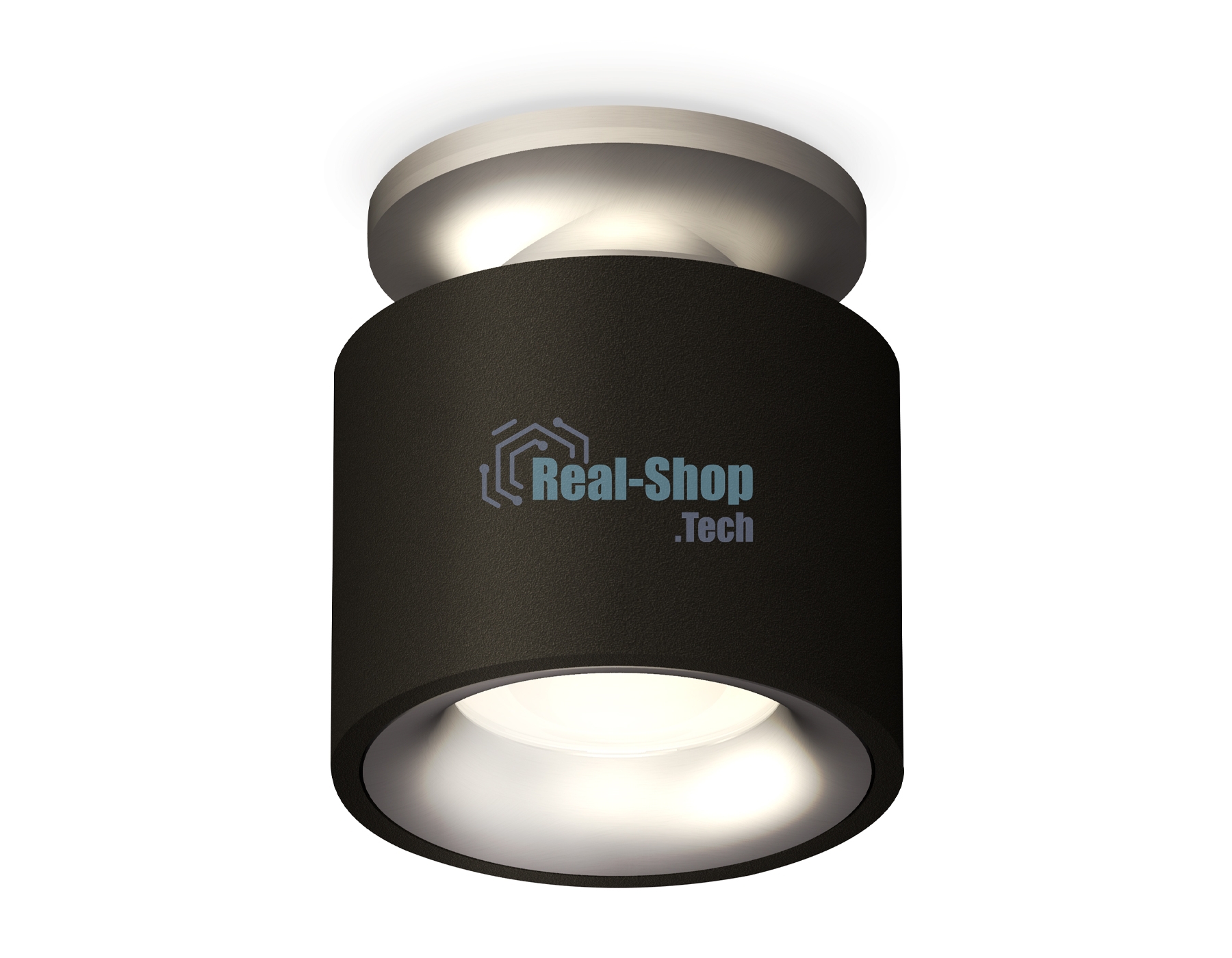 Светильник Ambrella Light XS7511101 SBK/MCH черный песок/хром матовый MR16 GU5.3 (N7928, C7511, N7013)