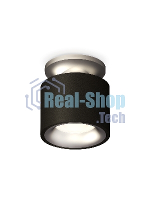 Светильник Ambrella Light XS7511101 SBK/MCH черный песок/хром матовый MR16 GU5.3 (N7928, C7511, N7013)