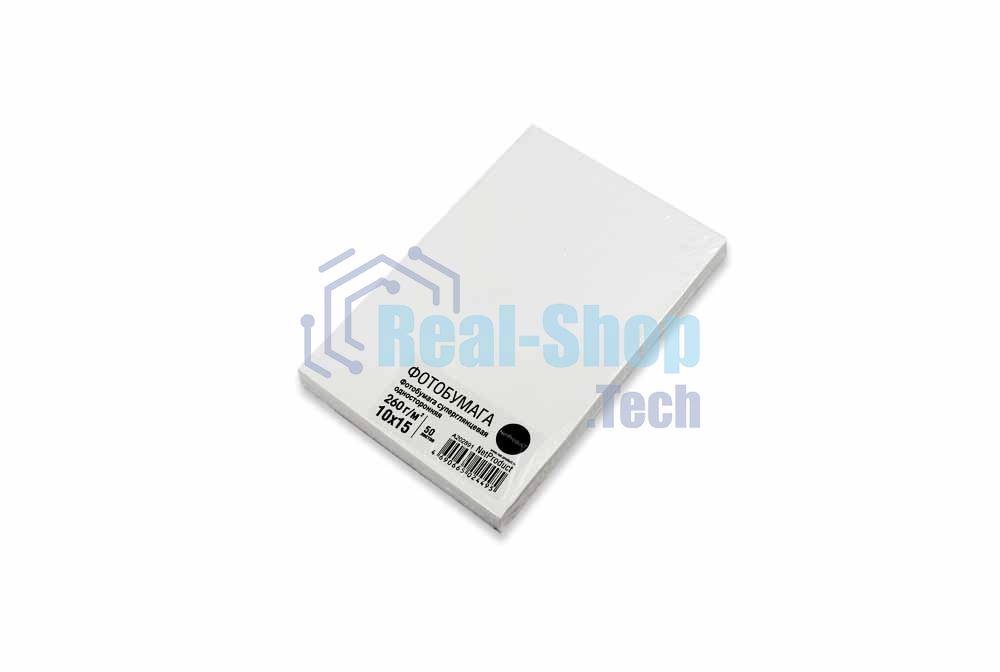 Фотобумага суперглянцевая односторонняя NetProduct, 10x15, 260 г/м2, 50 л.