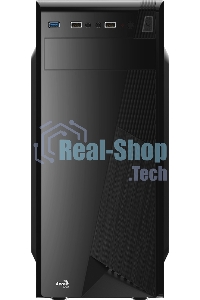 Компьютерный корпус Aerocool/Formula CS-1101 черный без БП ATX 2x120мм 1x140мм 2xUSB 2.0 1xUSB 3.0 audio