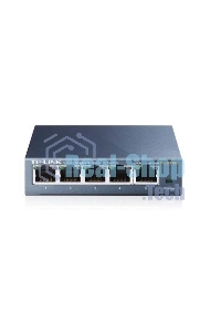 Коммутатор TP-Link SOHO TL-SG105 5-port Desktop Gigabit Switch, 5 10/100/1000M RJ45 ports, metal case