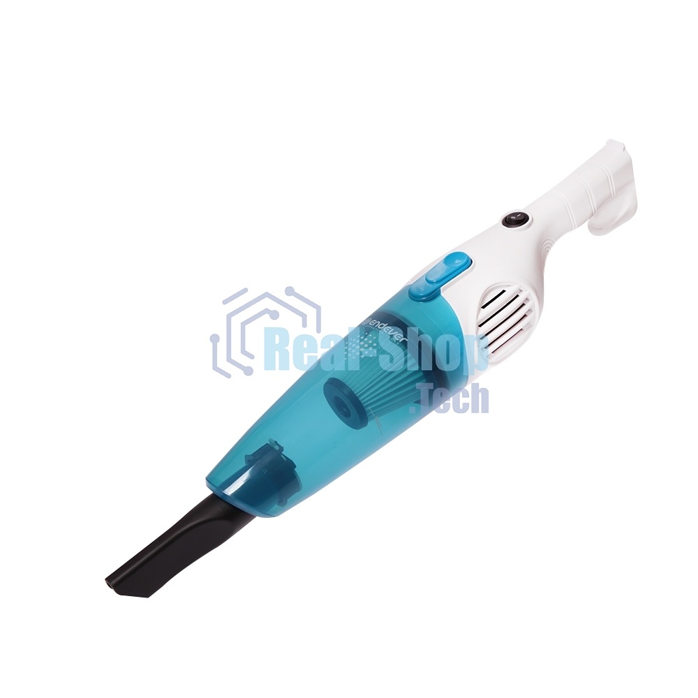Пылесос вертикальный Endever SkyClean VC-278 белый/голубой, питание от сети, 130 Вт, уборка сухая, пылесборник 1.2 л