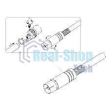 Разъем гнездо TV никель c пружиной Rexant