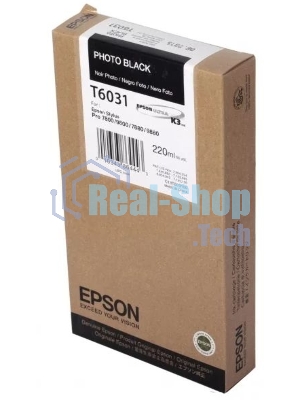 Картридж струйный Epson C13T603100 черный (220 мл) для Epson Sty Pro 7800/9800/7880/9880
