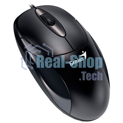 Мышь проводная Genius XScroll V3 черный, 1000 dpi, USB, кнопки - 3