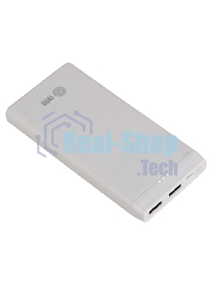 Портативный аккумулятор Cactus CS-PBFSMT-10000 10000mAh 2.1A 2xUSB белый