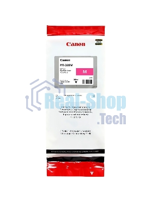 Картридж струйный Canon PFI-320 M 2892C001 пурпурный (300мл) для Canon Canon imagePROGRAF TM-200/205