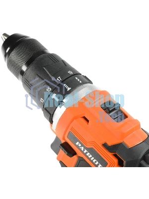 Дрель-шуруповерт Patriot BR 210Li-h UES, 21 В, 2 Ач, 50 Нм, бесщеточный, ударный