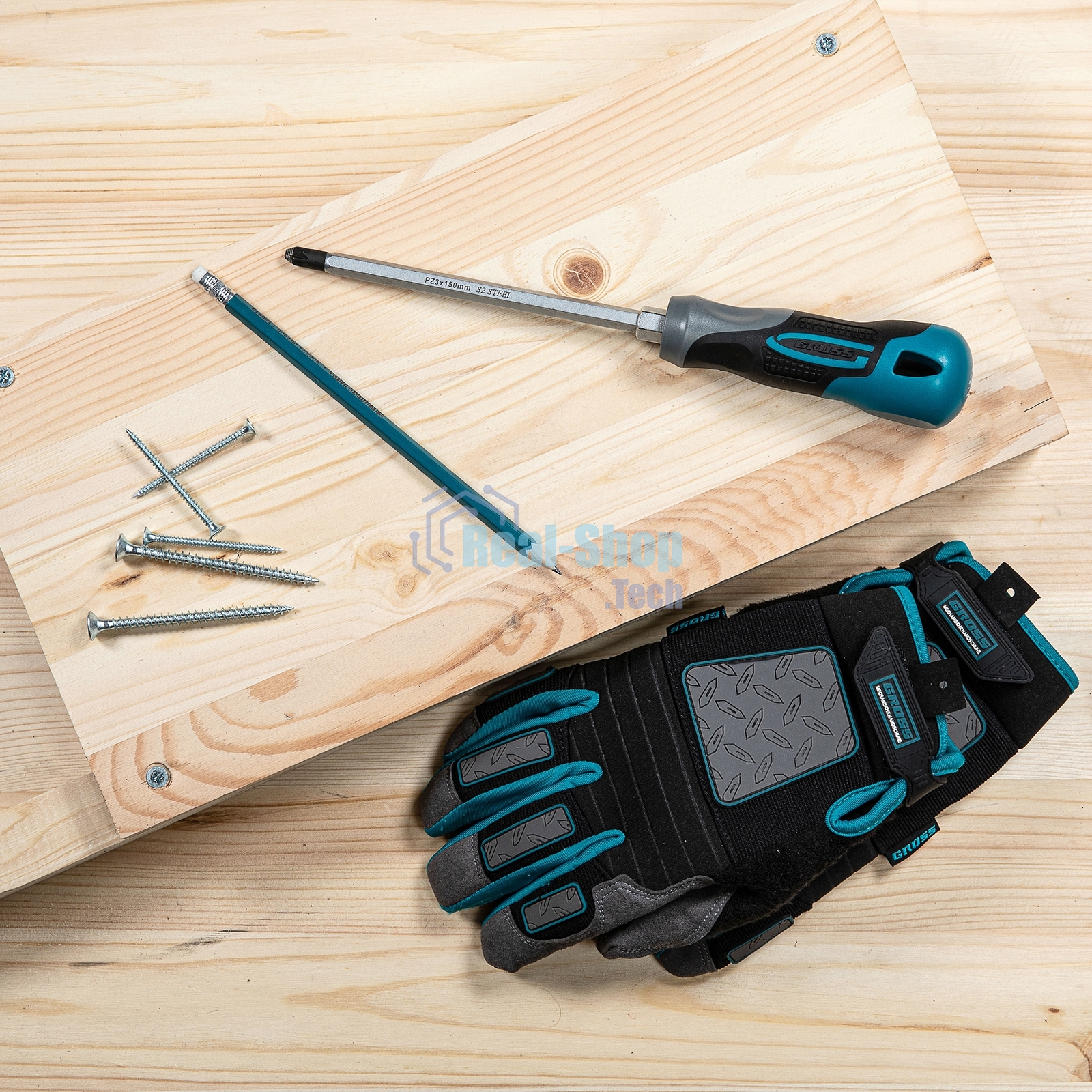 Отвертка Gross 12163 PZ3 x 150 ммS2, трехкомпонентная ручка