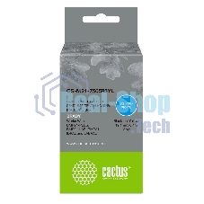 Картридж ленточный Cactus CS-M21-750595YL черный шрифт, желтый фон (19.1 мм, 6.4 м) для Brady BMP21-PLUS, BMP21-LAB