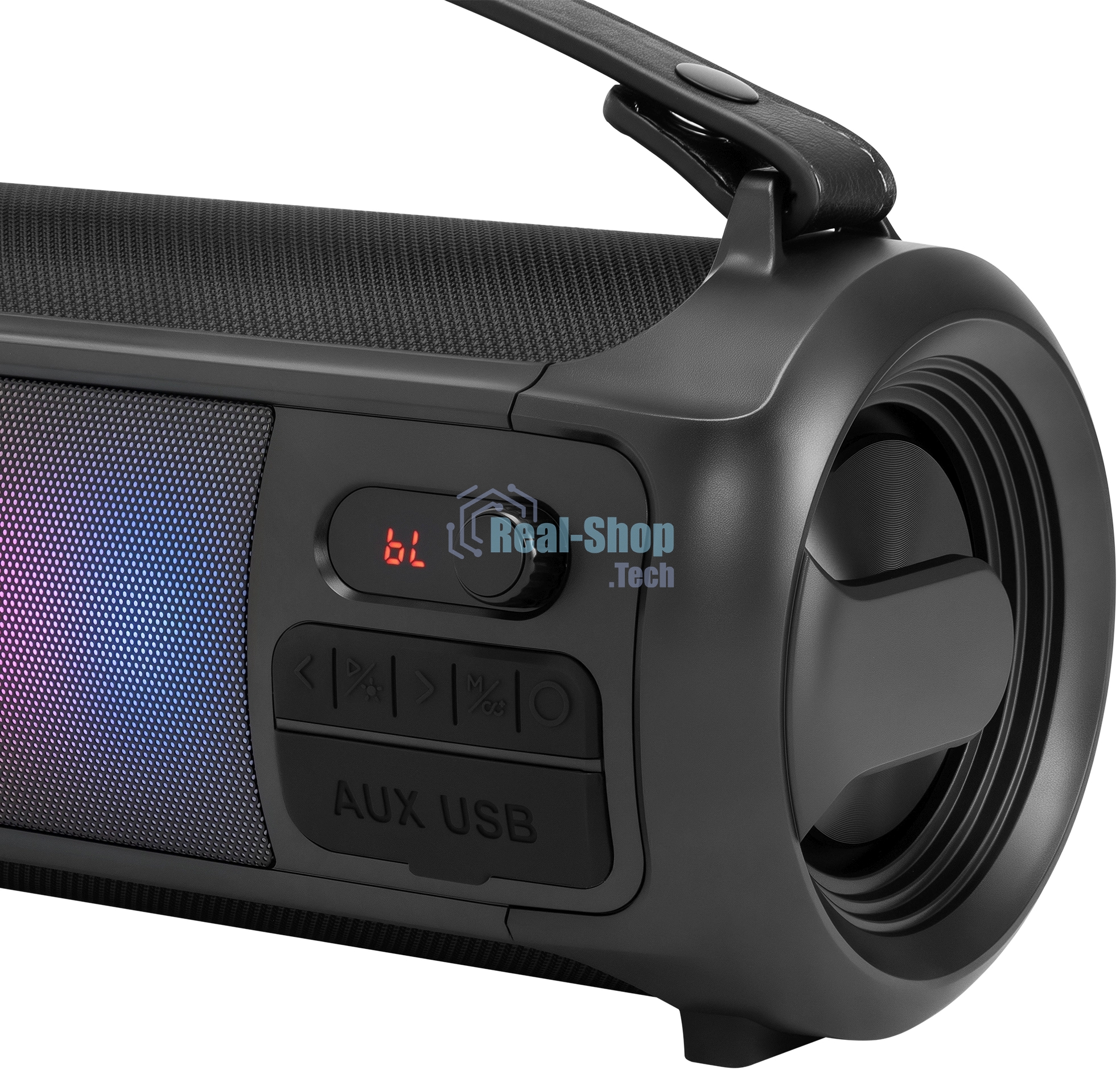 Портативная колонка Hyundai H-PS1025 черный 40W 2.0 BT 10м 3000mAh