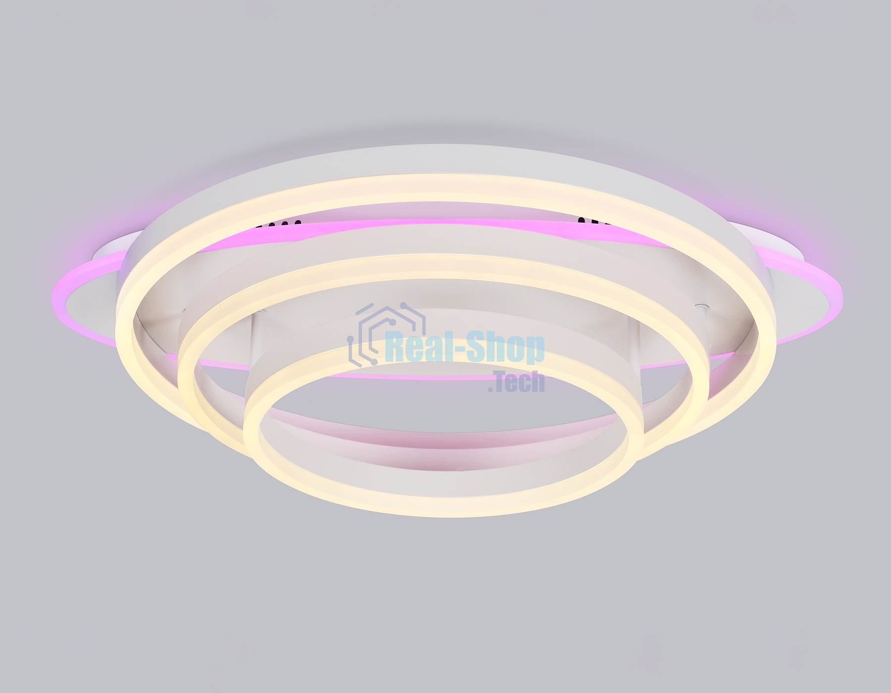 Светильник Ambrella light FA8522 WH белый 146W 3000K-6400K+RGB 560*500*150 (ПДУ РАДИО 2.4G)