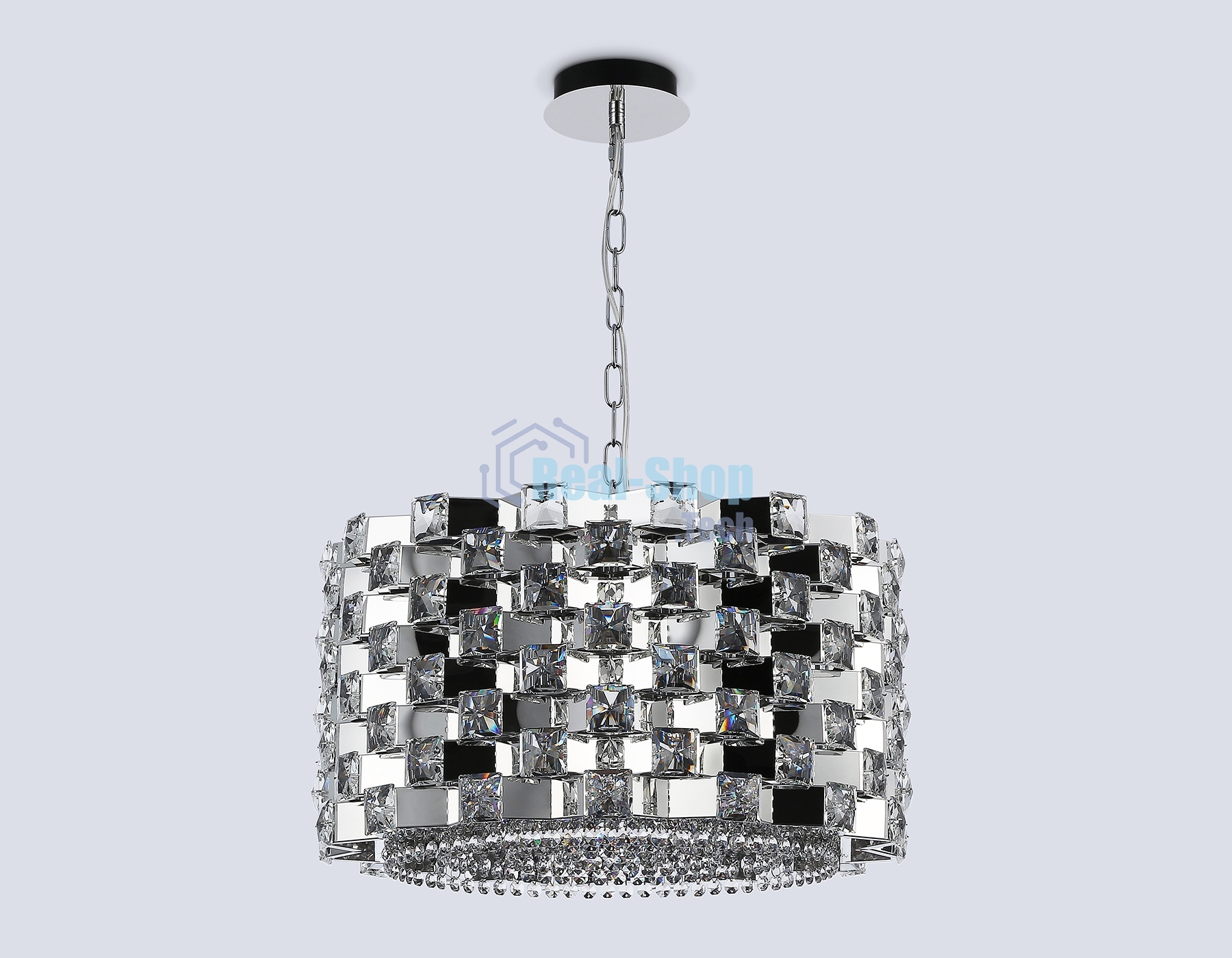 Люстра Ambrella light LH41001/12 CH/CL хром/прозрачный E14*12 max 40W D540*290