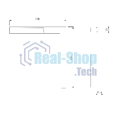 Трековый светильник Slim Magnetic L03 24W 4200K Link (черный) 85029/01