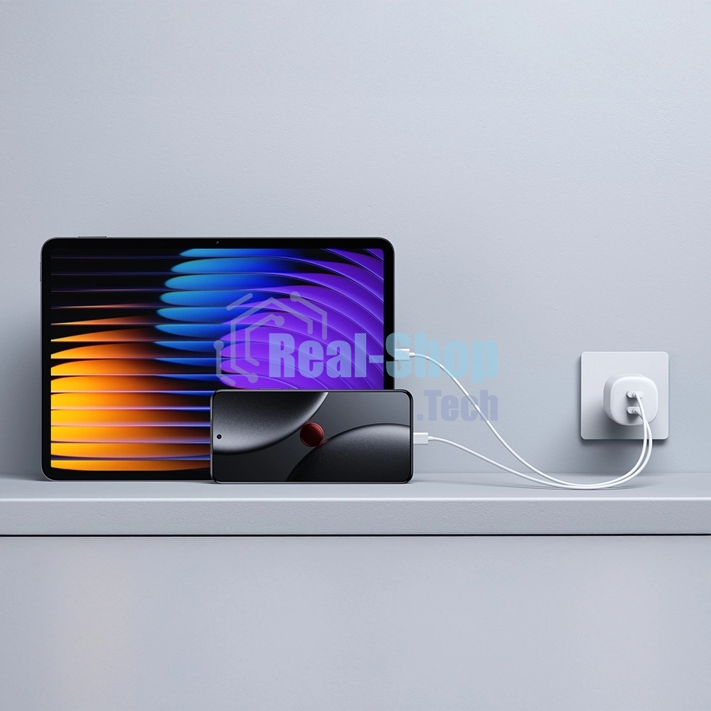 Сетевое зарядное устройство Xiaomi 45W Nano Turbo Charging Power Adapter (2-Port) EU (BHR087OEU)