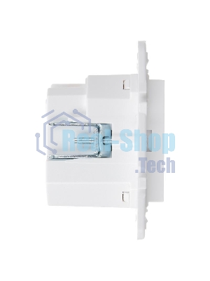 SKANDY Розетка с заземлением с защитными шторками 16А с USB C 18Вт SK-R17W арктический белый  | SK-R14-16-U14-018-K01 | IEK
