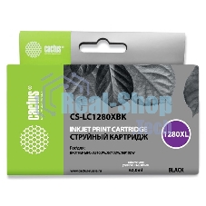 Картридж струйный Cactus CS-LC1280XBK черный (62 мл) для Brother MFC-J6510/6910DW