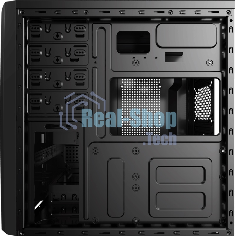 Компьютерный корпус Aerocool/Formula CS-1101 черный без БП ATX 2x120мм 1x140мм 2xUSB 2.0 1xUSB 3.0 audio