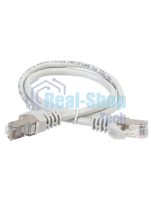 Коммутационный шнур ITK PC01-C5EF-2M (патч-корд), cat.5e FTP, 2м, серый