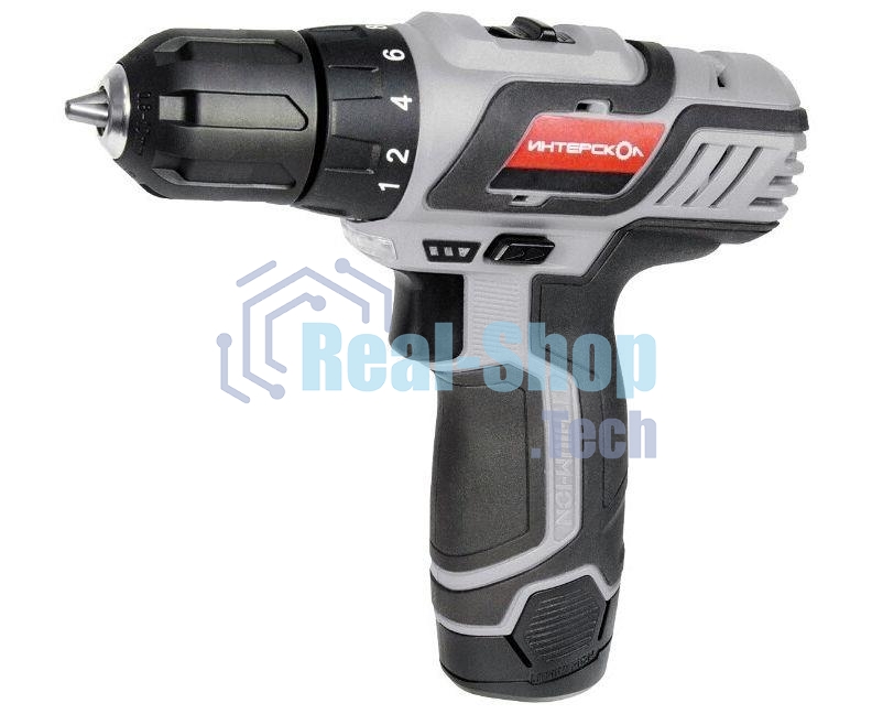 Дрель-шуруповерт аккумуляторная Интерскол ДА-12ЭР-01 Аккумуляторная, Кейс