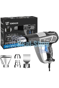Фен технический Deko HG2500 PRO 2500Вт темп.350/600С