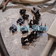 Крепеж-клипса для монтажного пистолета Rexant Ø 16 мм, черная (100 шт/уп)