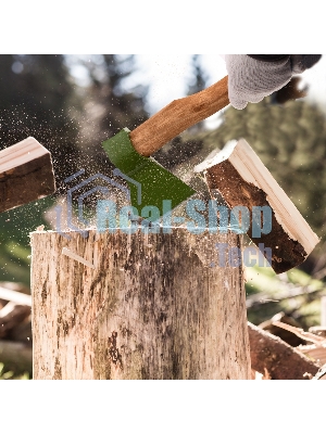 Топор кованный Сибртех, в сборе, 600/850 г, деревянное топорище, 400 мм, Б1