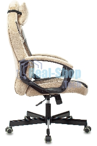 Кресло игровое Бюрократ VIKING 6 KNIGHT BR FABRIC коричневый, крестовина металл/пластик