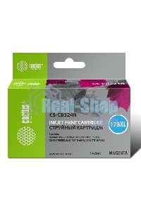 Картридж струйный Cactus CS-CB324N №178XL пурпурный (14.6 мл.) для HP PhotoSmart B8553/C5383/C6383/D5463