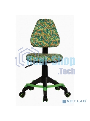 Кресло Бюрократ KD-4/PENCIL-GN зеленый, ткань, 120 кг