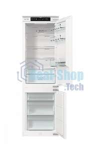 Встраиваемый холодильник Gorenje NRKI517141 белый двухкамерный 175/68 л морозилка снизу, No Frost