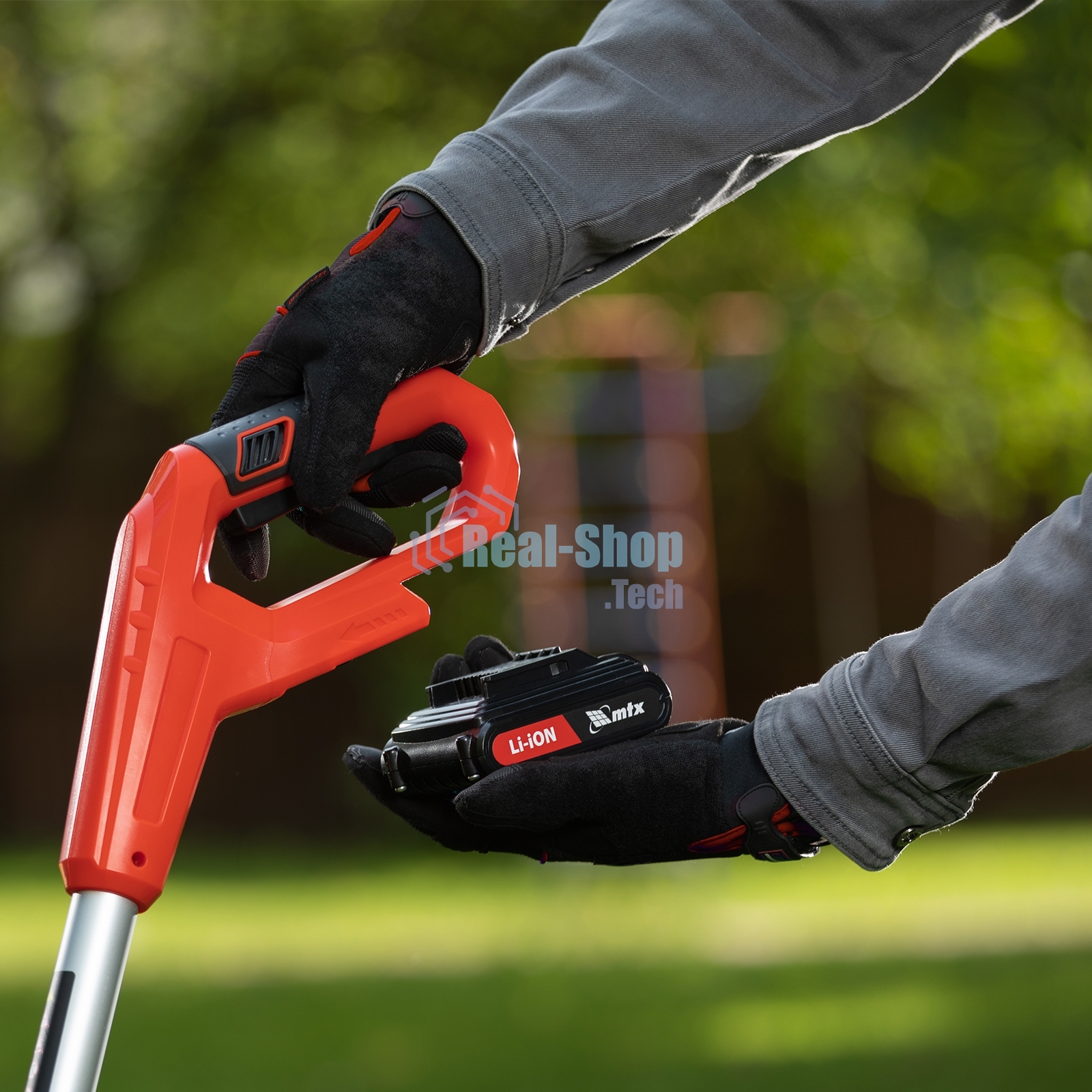 Триммер аккумуляторный MTX GT-260, Li-Ion, 18 В, 1 акк.