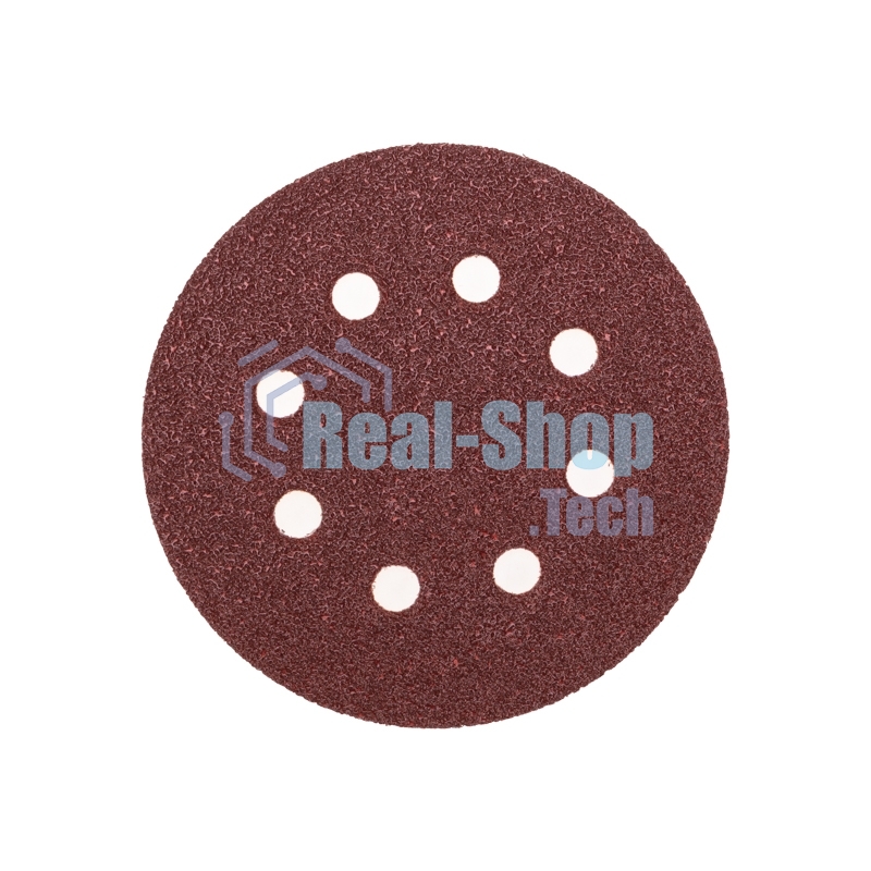 Диск абразивный Kranz перфорированный на ворсовой основе на липучке P40 125мм (уп.10шт)