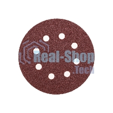 Диск абразивный Kranz перфорированный на ворсовой основе на липучке P40 125мм (уп.10шт)