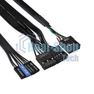 Компьютерный корпус Minitower ExeGate BAA-105-01-UNS500 (mATX, БП UNS500 с вент. 12см, 2*USB, аудио, черный)