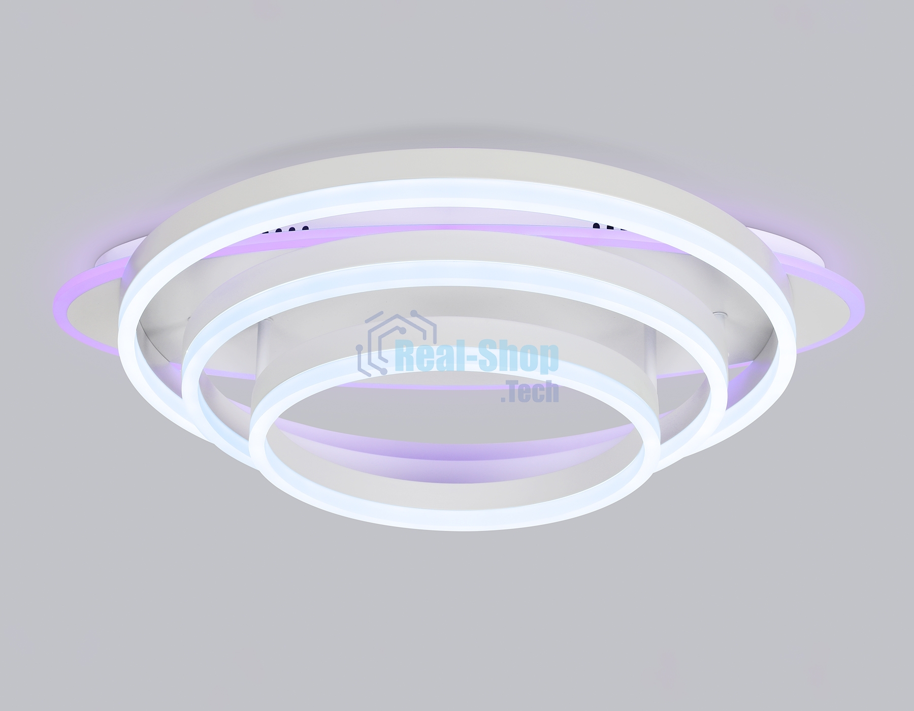 Светильник Ambrella light FA8522 WH белый 146W 3000K-6400K+RGB 560*500*150 (ПДУ РАДИО 2.4G)