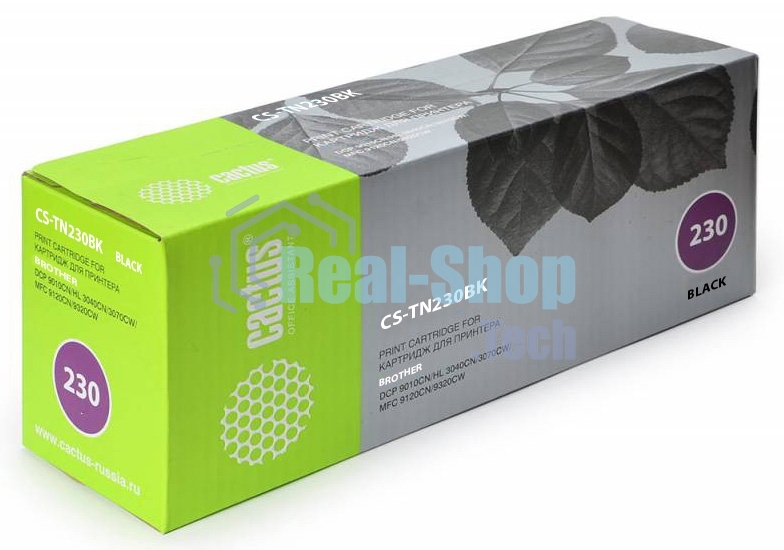 Картридж лазерный Cactus CS-TN230BK черный (2200 стр.) для Brother HL-3040/3070/DCP-9010/MFC-9120/9320