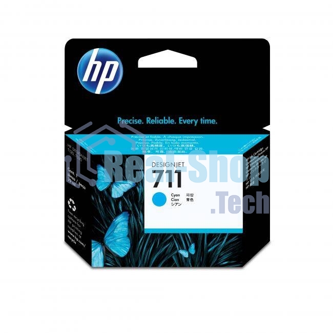 Картридж струйный HP №711 CZ130A голубой для HP DJ T120/T520 (29мл)